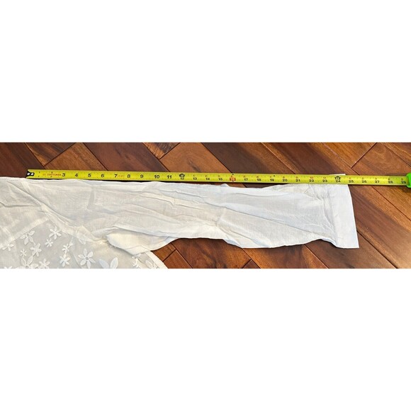 Women’s Blouse Shirt Floral Flowers Lace 5XL White Flowy Boho Gracila - Picture 14 of 16